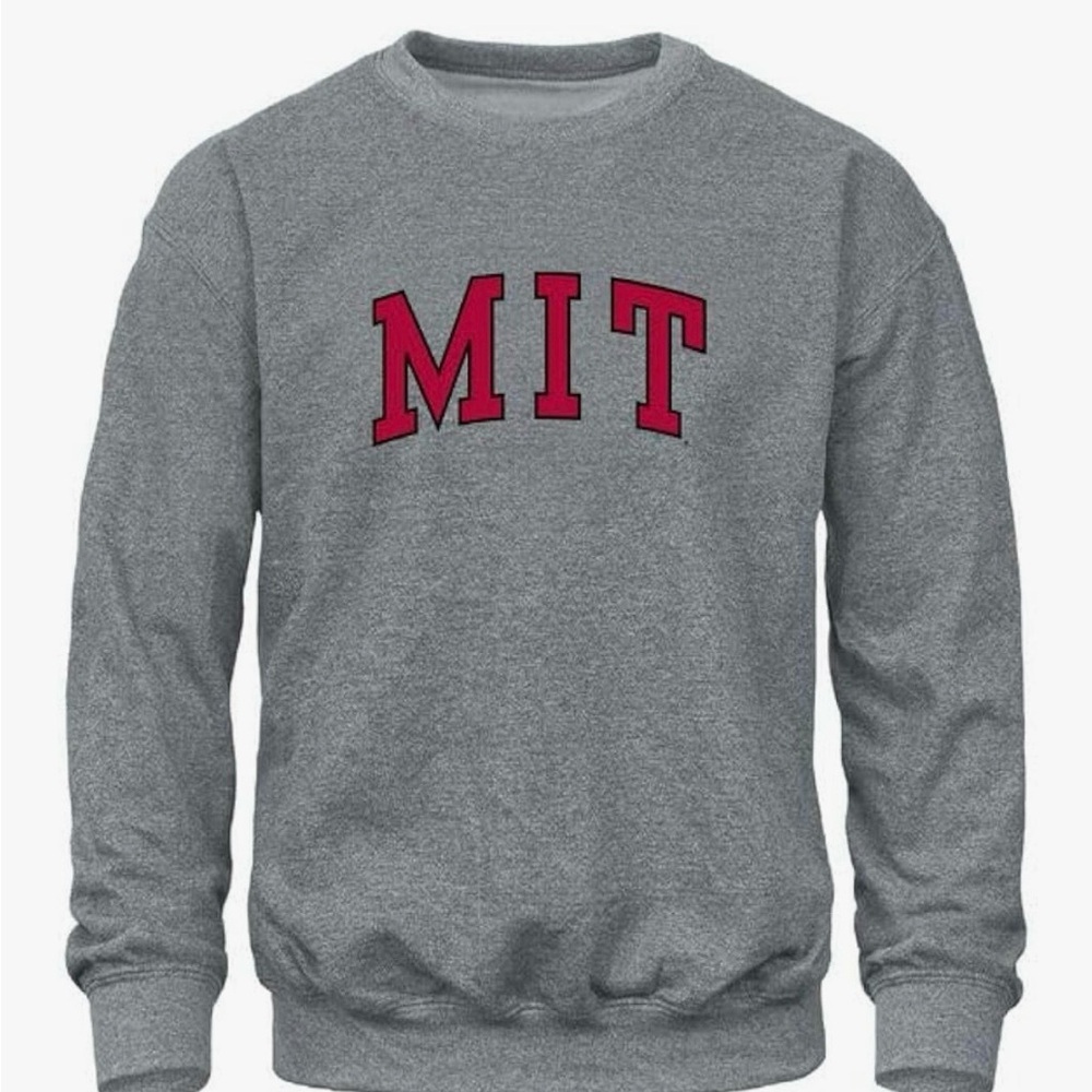 MIT Unisex Gray Crewneck Sweatshirt